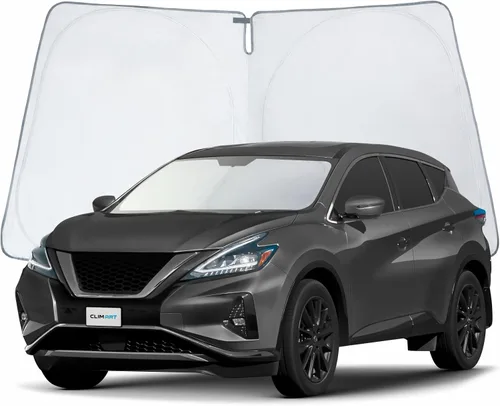 Vista 65 de CLIM ART Parasol para parabrisas para BMW X3 2018-2024, parasol plegable de ajuste personalizado, protector solar del vehículo, cubierta
