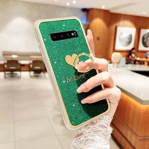 Vista 3 de Para Samsung Galaxy S10 Caja Del Teléfono (6.1 Pulgadas) - Verde