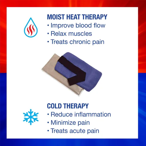 Vista 3 de Envoltura Thermipaq frío/calor para alivio del dolor, M, 1, 1