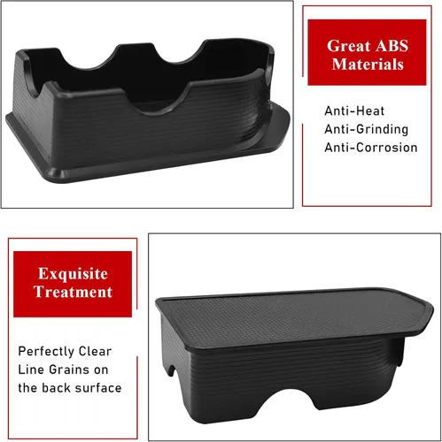 Vista 5 de TTCR-II Cubiertas para orificios de estaca para riel de cama GMC Sierra y Chevy Silverado 2014-2018, cubiertas de bonneau para camiones para Sierra