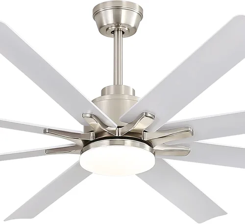 Vista 19 de Sofucor - Ventiladores de techo de 52 pulgadas con luces, ventilador de techo inteligente para interior/exterior con control remoto, funciona