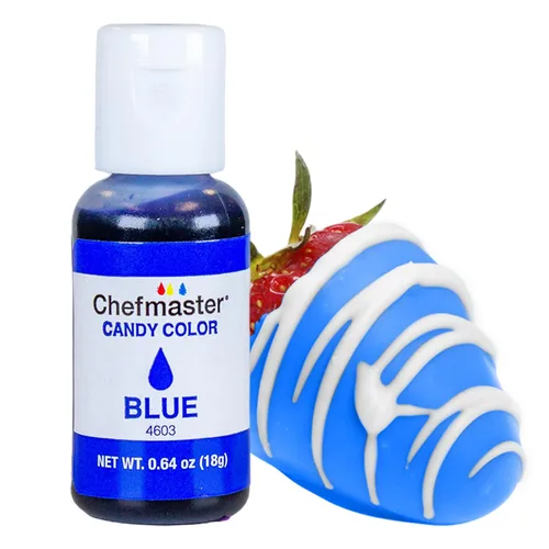Vista 12 de Chefmaster Color de Caramelo Azul Aguamarina Tonos de Color Verdadero A Base de Aceite Tinte de Grado Profesional Chocolate, Fresas, Cake