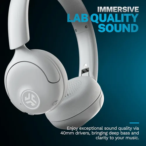 Vista 2 de JLab, Go Lux ANC, Auriculares intraurales, cancelación activa de ruido, Bluetooth MultIPoint, Cloud White