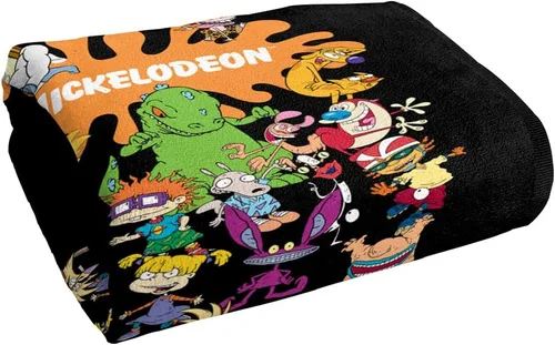 Vista 3 de LOGOVISION Nickelodeon - Toalla de playa, 30 x 60 pulgadas, Nick Splat Group toalla de playa