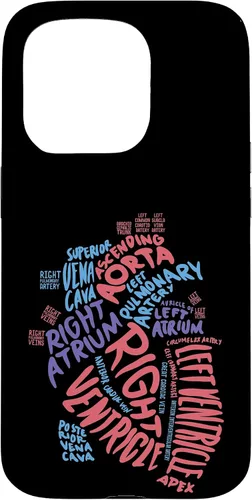Vista 14 de Cardiac Nurse Anatomical Heart Cardiology Medical Gift Case for iPhone 17