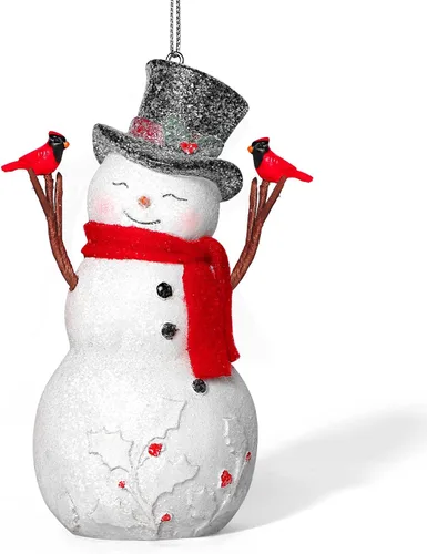 Vista 7 de Adornos para árbol de Navidad de sirena 2025, decoraciones colgantes, decoración navideña