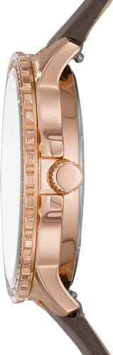Vista 3 de Fossil Izzy - Reloj de cuarzo para mujer de acero inoxidable
