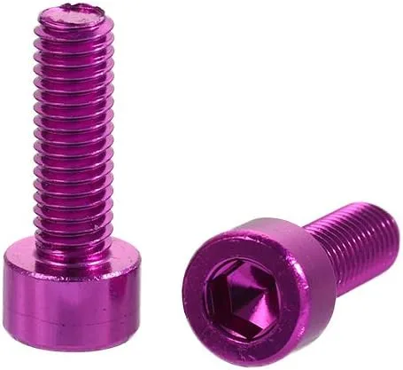 Vista 11 de 2 unids/set bicicleta titular tornillo hervidor rack tornillo aleación aluminio M5x15mm botella agua jaula pernos para bicicleta MTB bicicleta