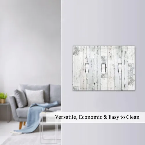 Vista 1002 de Placa de Interruptor de Luz Azul de 1 Gang, Placa de Pared Decorativa de Palanca Individual, Cubierta de Placa de Pared de Palanca, Placa Frontal