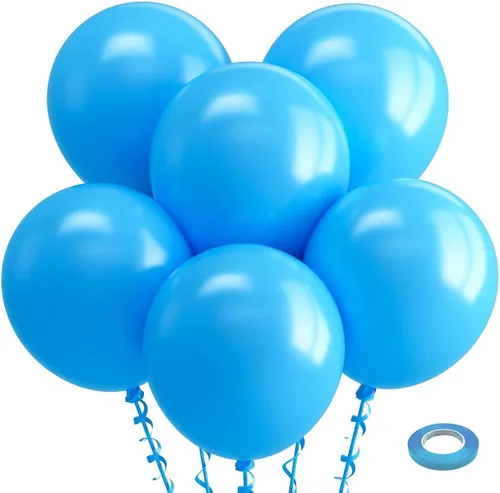 Vista 58 de Bezente Paquete de 150 globos de látex mate color burdeos de 5 pulgadas rojo (07-Red-G42)