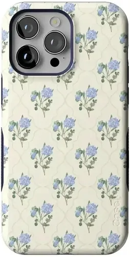 Vista 133 de Casely - Funda para iPhone 14 Pro Max, flores pintadas, Frida Kahlo Floral Girly, compatible con MagSafe