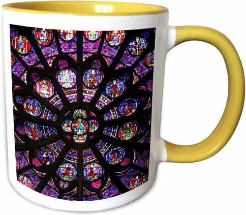 Vista 13 de 3dRose, Taza negra bicolor de 11 oz, negro/blanco