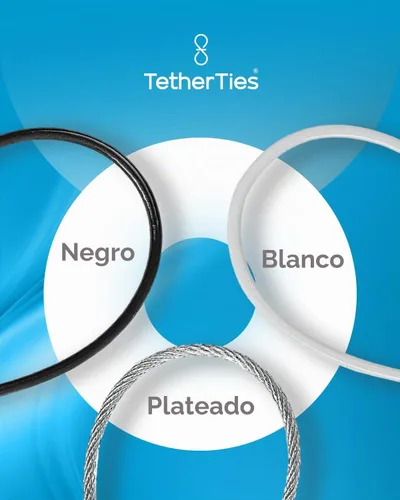 Vista 6 de Organización de cables, kit de correas de bricolaje – Correas de cable personalizables para computadoras, adaptadores y dongles – Cables de amarre