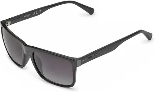 Vista 8 de Kenneth Cole Gafas de sol rectangulares para hombre Gris/Otro/Verde degradado