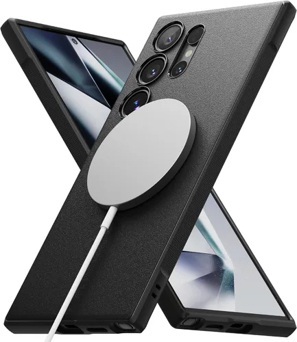 Vista 21 de Ringke Onyx Funda para Samsung Galaxy S24 FE [compatible con MagSafe] resistente al aceite y a la suciedad, protección mejorada del lente