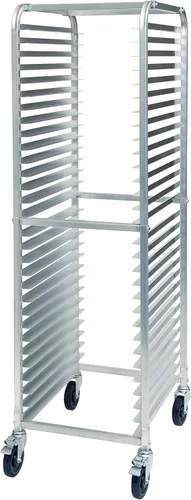 Vista 3 de Winco Funda para estante de láminas de 20 niveles ALRK-10 y ALRK-10BK, transparente, mediana Fits alrk-10, Easy on, Full-length, Great for Food