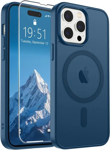 Vista 328 de SUPFINE Funda magnética para iPhone SE 2022 (3ª)/2020 (2ª), iPhone 8 (compatible con MagSafe) (protección contra caídas de grado militar), funda