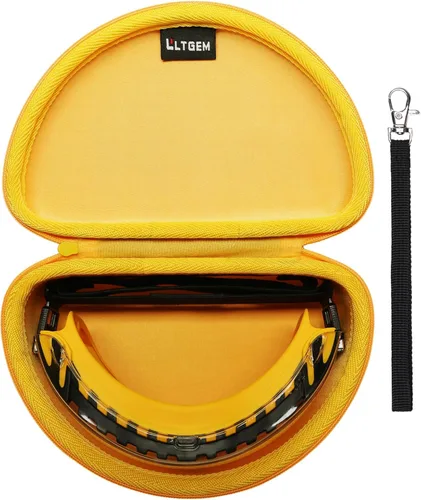 Vista 8 de LTGEM Estuche para gafas de seguridad Dewalt DPG82/DPG82-11/DPG82-11C/DPG82-11D/DPG82-21/DPG82-21C/DPG82-21D/DPG84 (Solo estuche) Hard Eva Shell