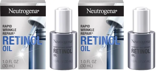 Vista 9 de Neutrogena Aceite facial de retinol de reparación rápida de arrugas, suero facial antienvejecimiento diario para combatir líneas finas, arrugas