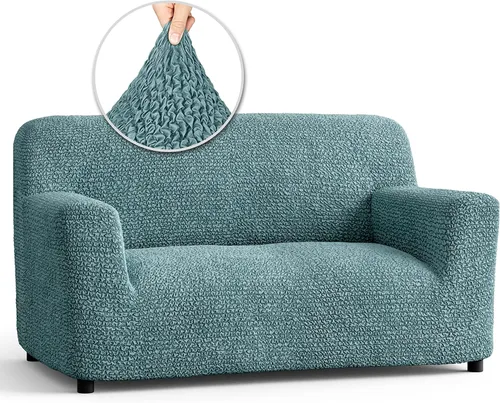 Vista 51 de PAULATO BY GA.I.CO. Funda para Silla - Funda para Sillón - Funda para Sillón - Funda de Tela Suave - Protector de Muebles Elegante de Ajuste Ceniza