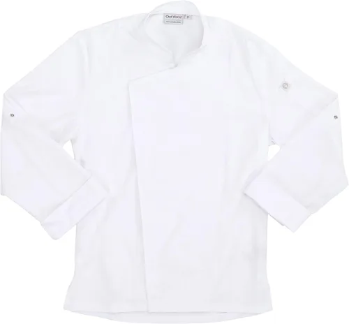 Vista 3 de Chef Works Lansing - Abrigo de chef para hombre