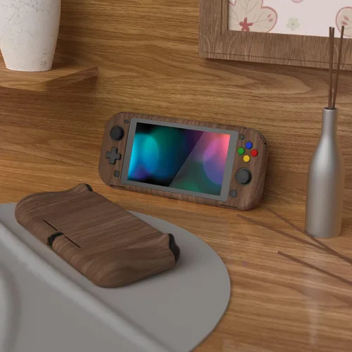 Vista 4 de PlayVital ZealProtect - Funda protectora para Nintendo Switch Lite, funda rígida de agarre ergonómico para Nintendo Switch Lite con protector