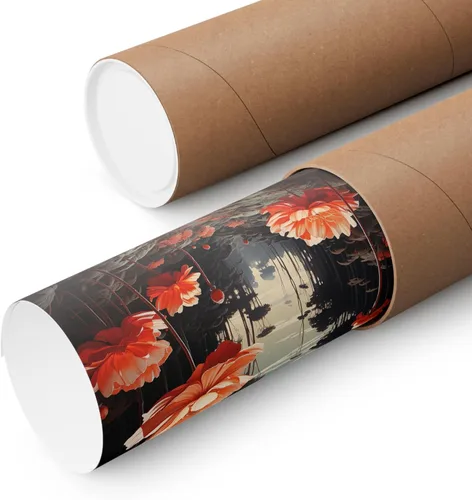 Vista 2 de CAPITUNEISKINEPA Pósteres de flores de peonía, regalos – Pósteres de dormitorio mini carteles de 9 x 11 pulgadas