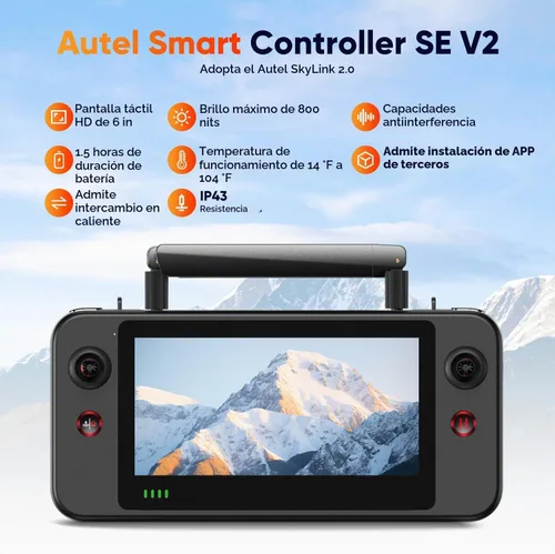 Vista 9 de Autel Robotics EVO Lite 640T Enterprise Bundle, 30.55 oz Ligero