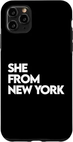 Vista 13 de She from New York Shirt, She's from NY NYC, Bronx, 713 832 Case for iPhone 17