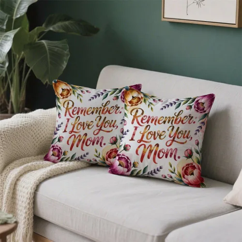 Vista 7 de Moms Birthday Gift Ideas Farmhouse Pillow Covers 18X18 for Mom from Daughter Son Mom Valentines Gift Mama Bear Gifts for Mommy Pillow Case Cozy Room