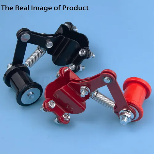 Vista 5 de Ajustador de Cadena Tensor Rodillo Guía Piezas de Repuesto del Mercado de Accesorios Ajuste Universal para Pit Pro Dirt Bike 4 Ruedas ATV QUAD