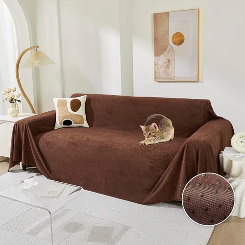 Vista 17 de MEETSKY Funda para silla reclinable, a prueba de arañazos, para gatos, fundas de sofá de gran tamaño, lavable para sofá individual, funda suave