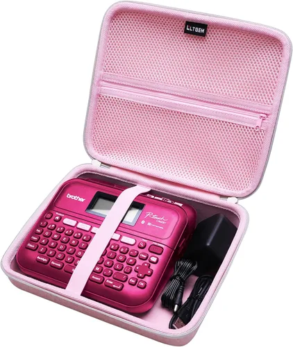 Vista 14 de LTGEM - Funda compatible con rotuladora Brother P-Touch PT-D610BT / PT-D410 / PT-D460BT / PTD600 / PTD400AD, color negro Hard EVA Shell