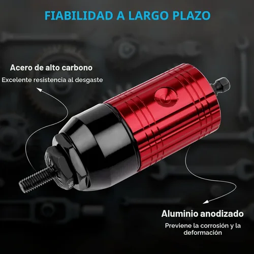 Vista 6 de YUZES Herramienta de Tuerca de Remache Kit de Tuercas de Remache, Adaptador de Pistola de Tuerca de Remache Compatible con Taladro Inalámbrico