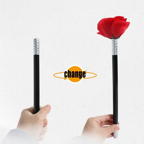 Vista 5 de VANTIYAUS Se adhieren a la rosa+flor Trucos de magia Flores que aparecen de cerca de la etapa de la calle, accesorios mágicos fáciles de espectáculo