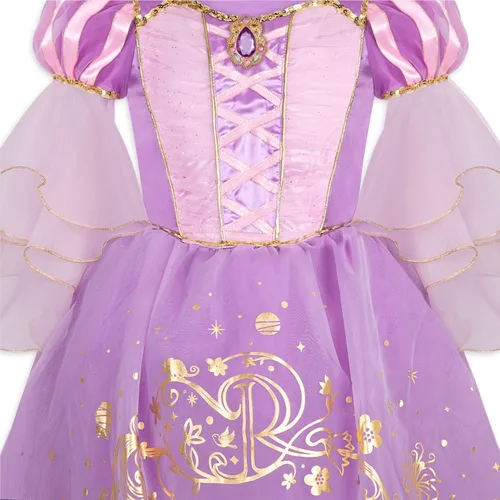 Vista 3 de Disney Disfraz Rapunzel para niños - Enredado