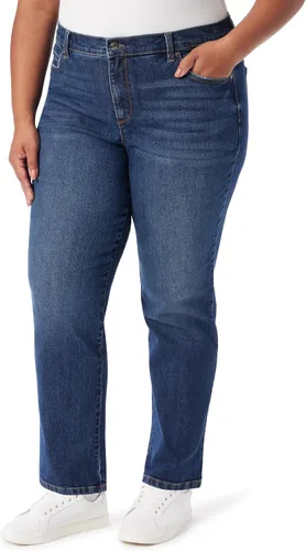 Vista 8 de Gloria Vanderbilt Amanda Classic - Jeans cónicos de tiro alto para mujer Aegean Teal