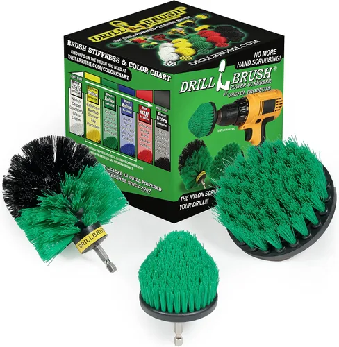 Vista 9 de Juego de cepillos de limpieza acuática para taladro, accesorios para peceras, accesorios para barcos, kit de fregado de acuario, cepillos