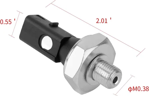 Vista 4 de 06A919081A, Sensor de presión de aceite, remitente, interruptor para Volkswagen Beetle, Bora, CC, EOS, Eurovan, Golf, GTI, Jetta, Jetta City