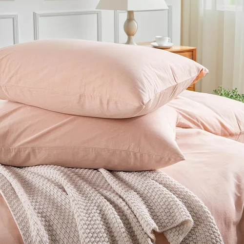 Vista 252 de NEXHOME PRO Funda de edredón Twin XL 100% algodón lavado, transpirable, duradera, texturizada, similar al lino, juego de ropa de cama para el hogar