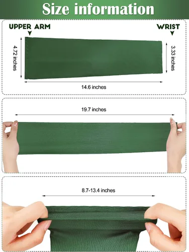 Vista 3 de Bememo 12 pares de mangas unisex de protección UV, mangas largas de refrigeración para brazo