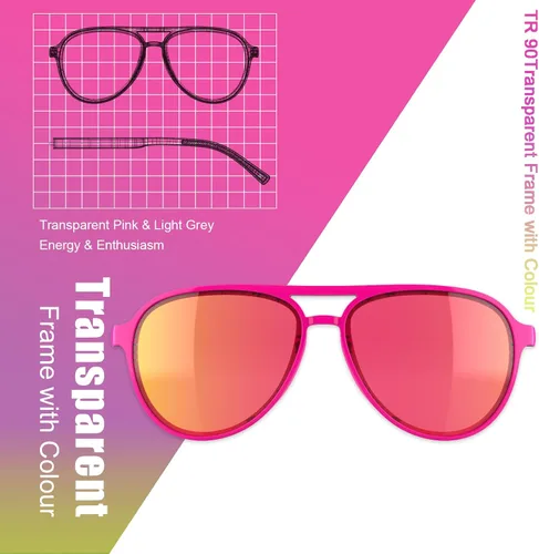 Vista 5 de Lentes de sol ligeros TAC polarizados, clásicos, vintage, retro de los años 70, marco TR-90 para mujeres y hombres, protección UV 400
