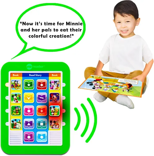 Vista 6 de Mickey Mouse Me Reader - Lector electrónico de 8 libros, libros de Mickey Mouse Clubhouse para niños pequeños, niños con Mickey, Minnie, Donald
