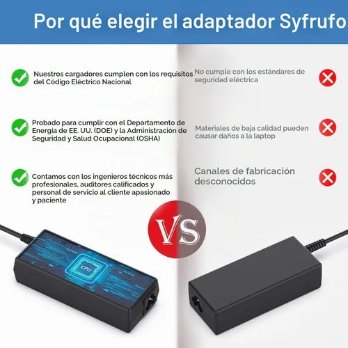 Vista 7 de Syfrufo Cargador de repuesto de 65 W compatible con JBL Xtreme 2