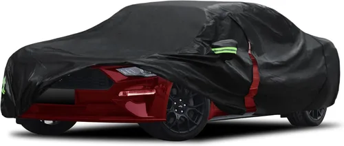 Vista 21 de Migaven Car Cover Custom Fit for Jeep Wrangler 2 Door 1987-2026 JK JL CJ YJ TJ, Waterproof Rain Sun Protection with Door Zipper & Inner Cotton