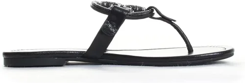 Vista 6 de Tory Burch Pantuflas Miller Pave para mujer, color negro perfecto, 6