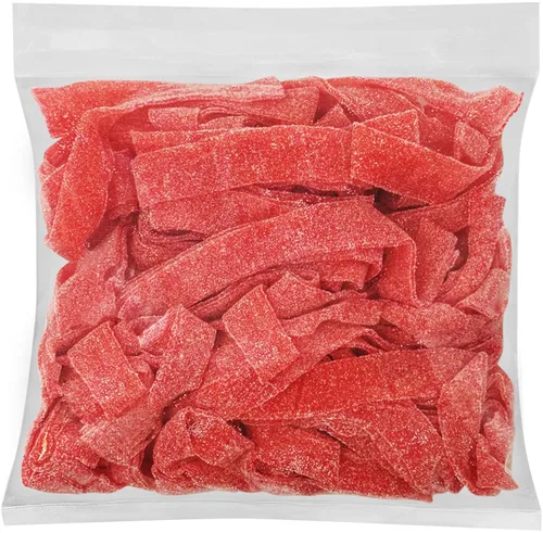 Vista 12 de By The Cup Berry Blue Sour Belts, bolsa a granel de 1 lb Sweet & Sour Berry Blue - Tiras masticables para fiestas, bolsas de golosinas, bufés