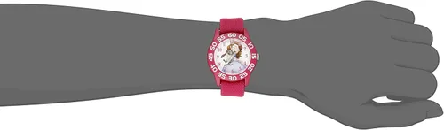 Vista 2 de Disney W001959 Sofia Reloj analógico de cuarzo rosa para niños, Rosado