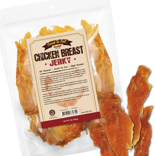 Vista 8 de Gootoe - Golosinas de pollo para perros, pechuga de pollo cortada real, 1