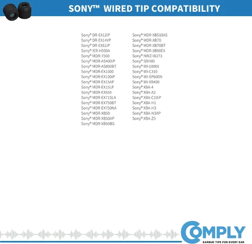 Vista 7 de Fundas de espuma aislantes para auriculares de Comply Específico de Sony S